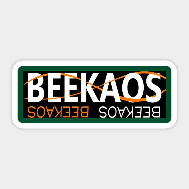 Beekaos love you Sticker by iqballado28